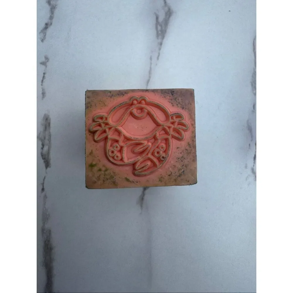 Cartoon Crab Rubber Stamp